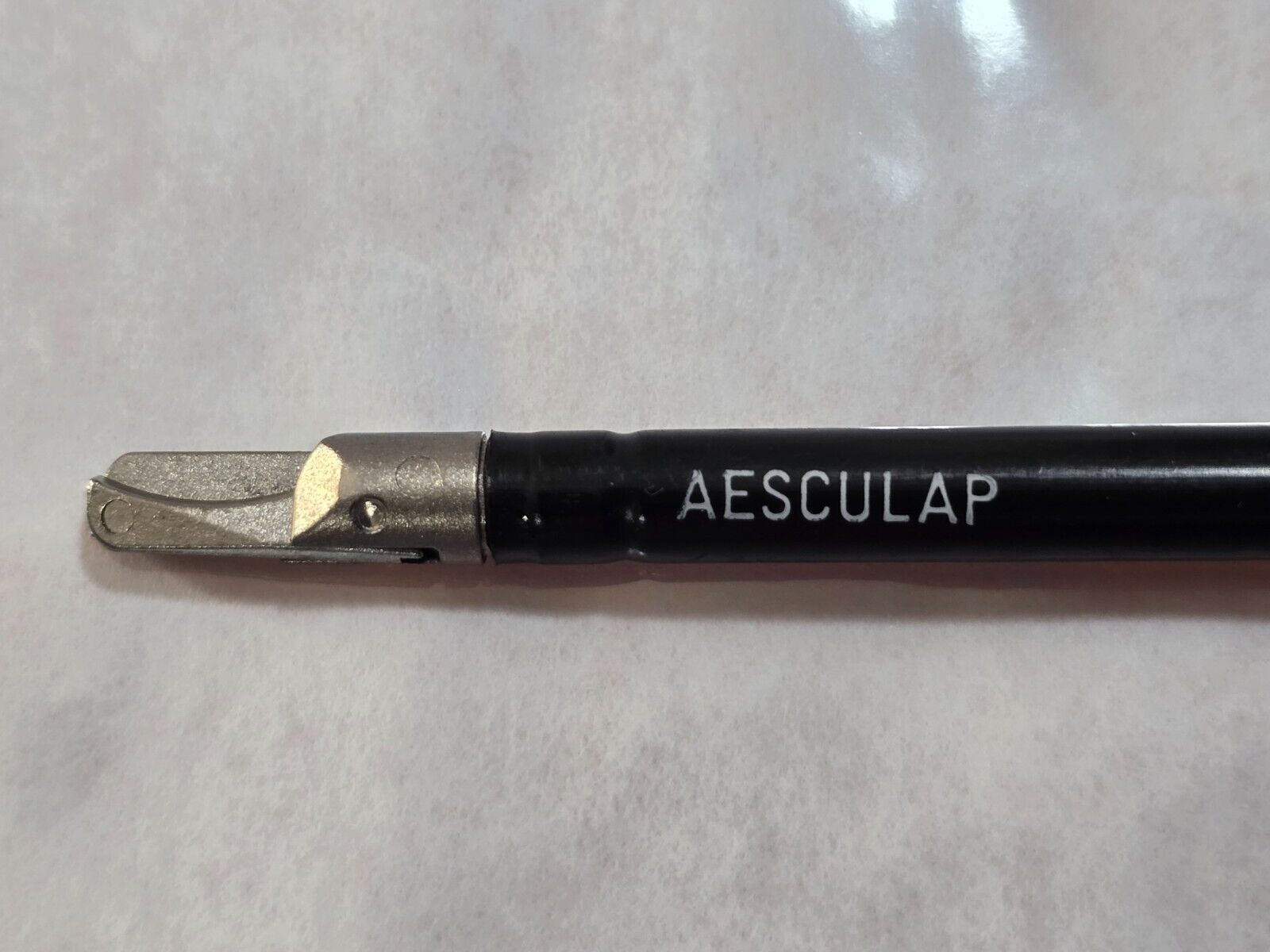 Aesculap Surgical Monopolar HOOK Scissor 5mm x 33cm Rotating Shaft