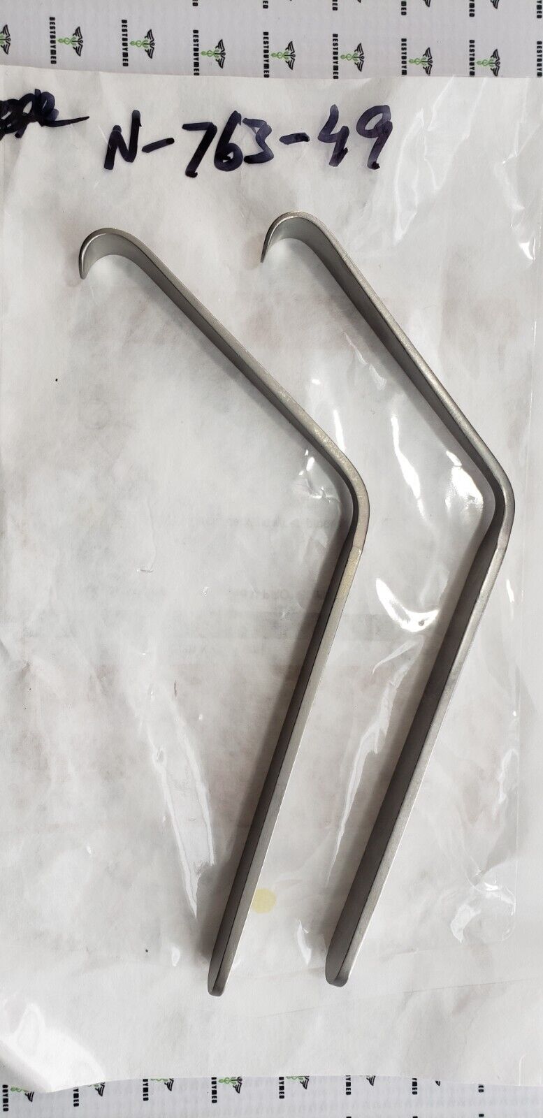 Storz N-6220 Surgical Ent Goodyear Uvula Retractor Angled Blade 6.5"