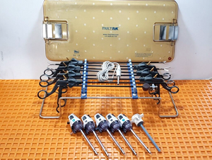 Stryker Laparoscopic 5mm x 30cm Monopolar Instruments Set of 9 Reusable & Tray