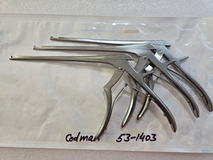 Codman 80-1403 Surgical Orthopedic Kerrison Rongeur 7" x 90 Degree 3mm UP Bite