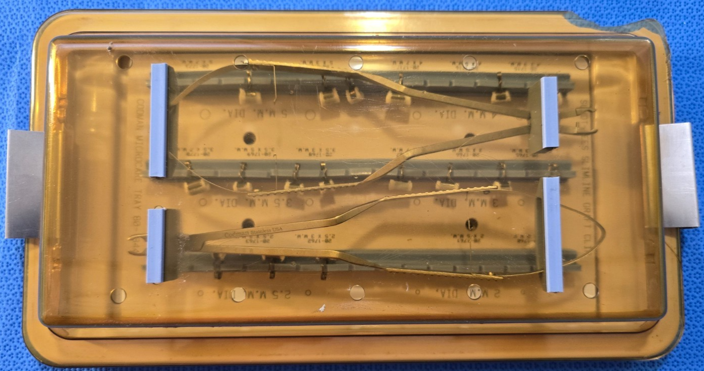 Codman 20-5201 Surgical Sundit Slim Line Clip Applier Set with Tray