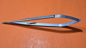 SCANLAN 6006-108 Surgical Jacobson Micro Needle Holder 8" Straight Diamond Dust