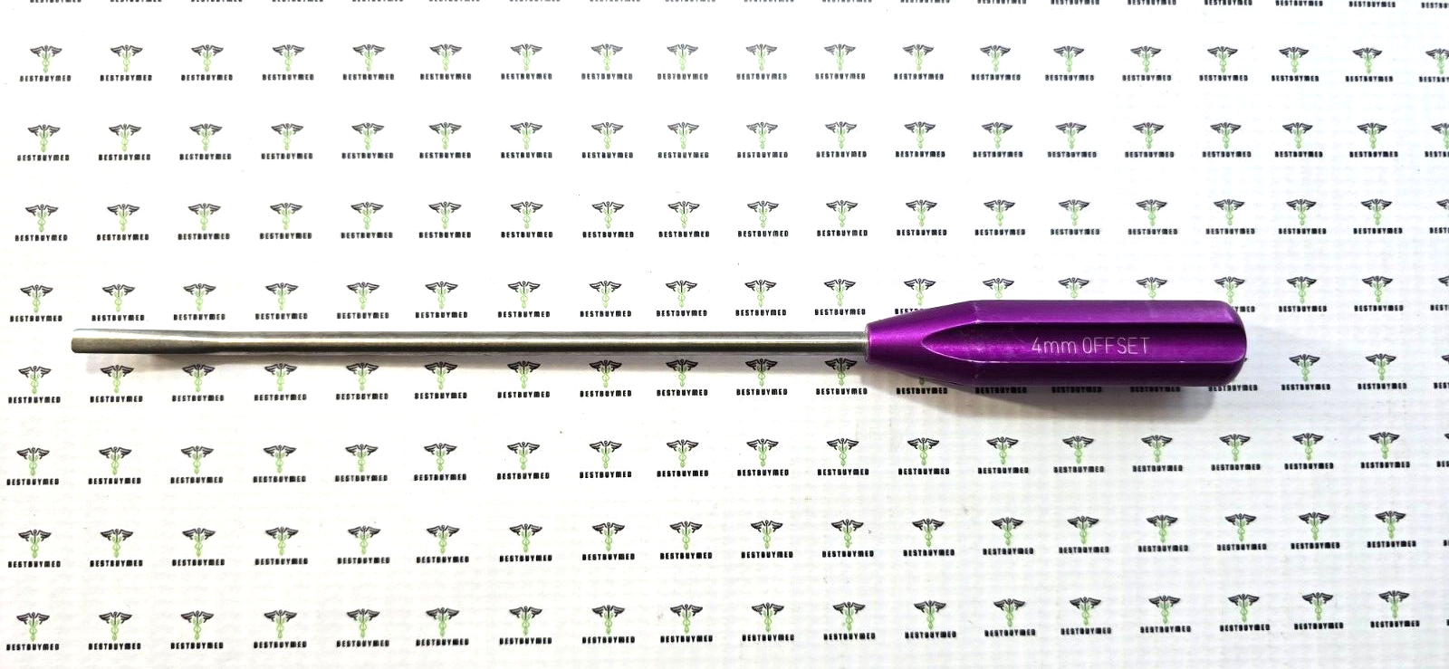 Arthrex Surgical Reusable 4mm OFFSET Instrument Purple handle  REF: AR-5600
