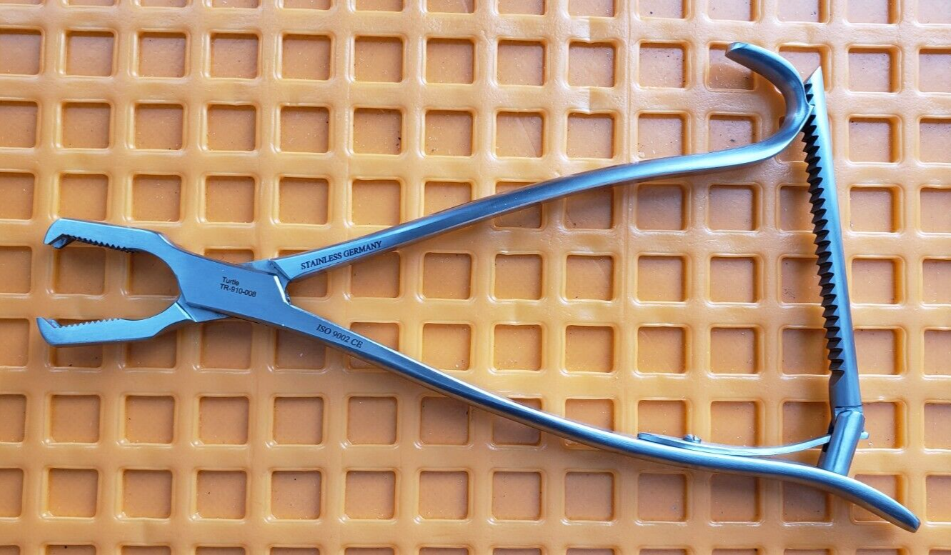 Turtle Surgical Orthopedic KERN Bone Holding Forceps 8.5" W- Ratchet