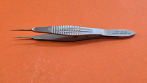 Jarit 355-168 Surgical Castroviejo Fixation Forceps 1x2 teeth straight