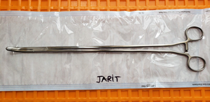 Jarit Surgical Heaney-Ballentine Hysterectomy Forceps 14" Curved