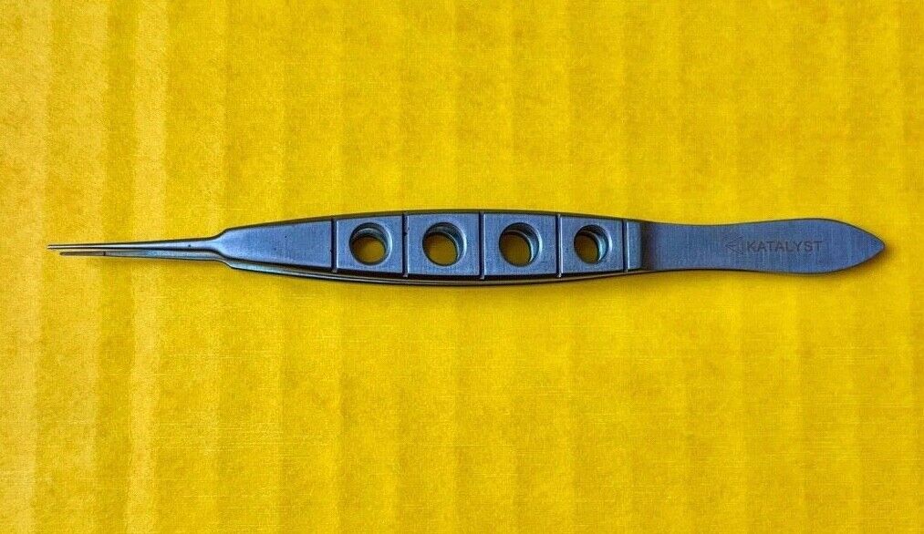 Katalyst Surgical Straight Castroviejo Suturing Forceps REF: 3601S-12-108