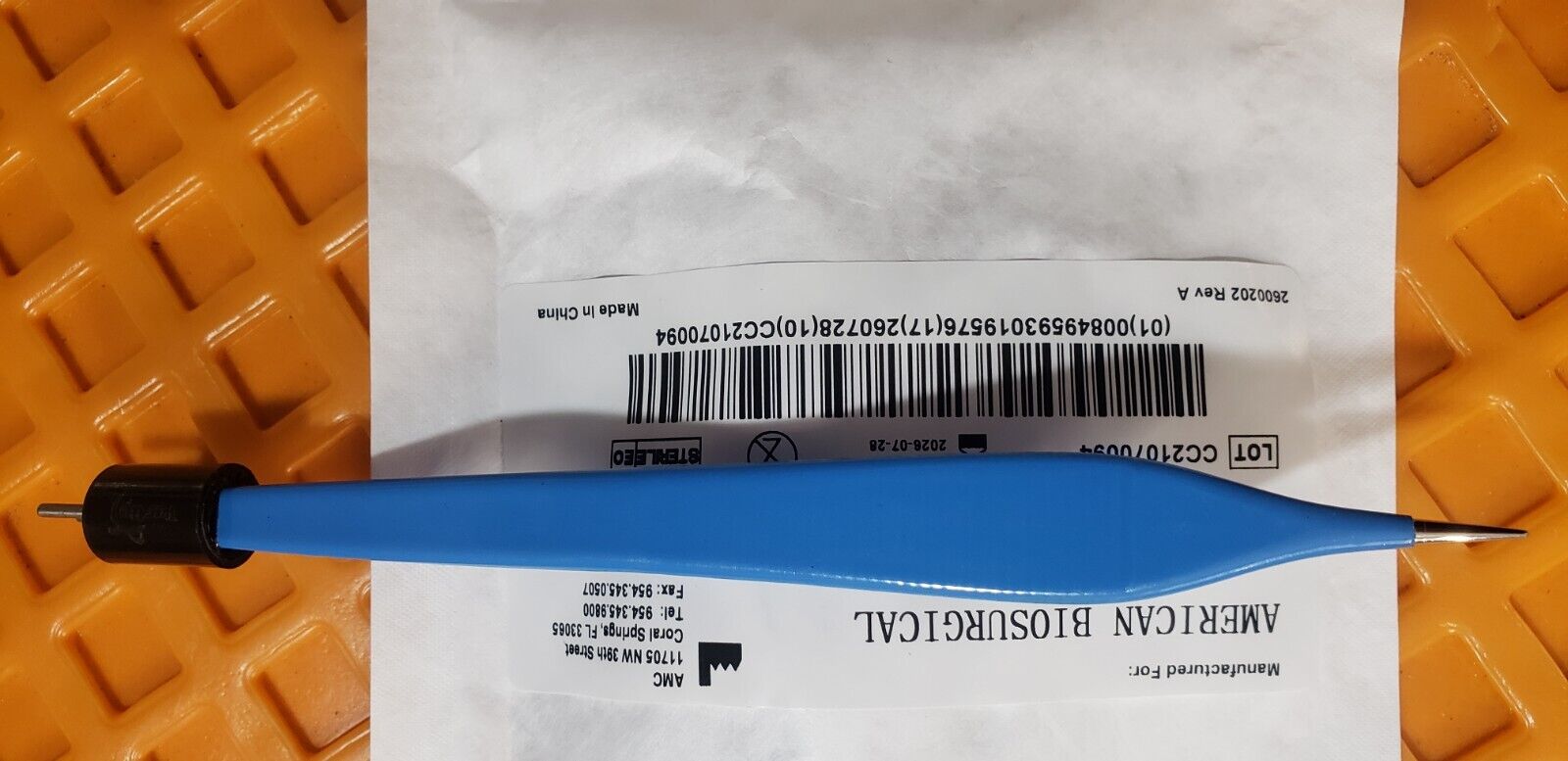 American Surgical Adson Bipolar Forceps 5.5" Non Stick Smooth Jaws with Cable