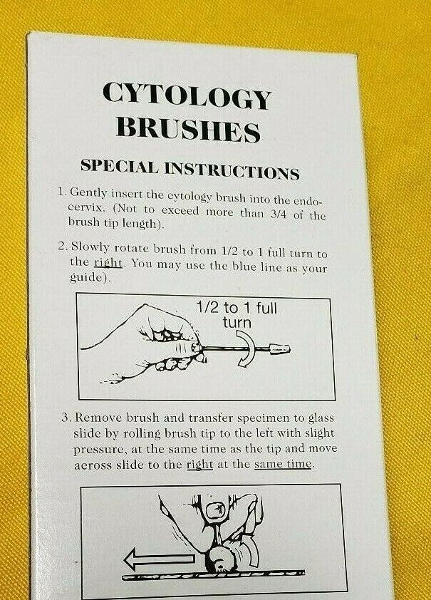 AERO-MED Cytology Brusches 7 3/4" 100 Per Box