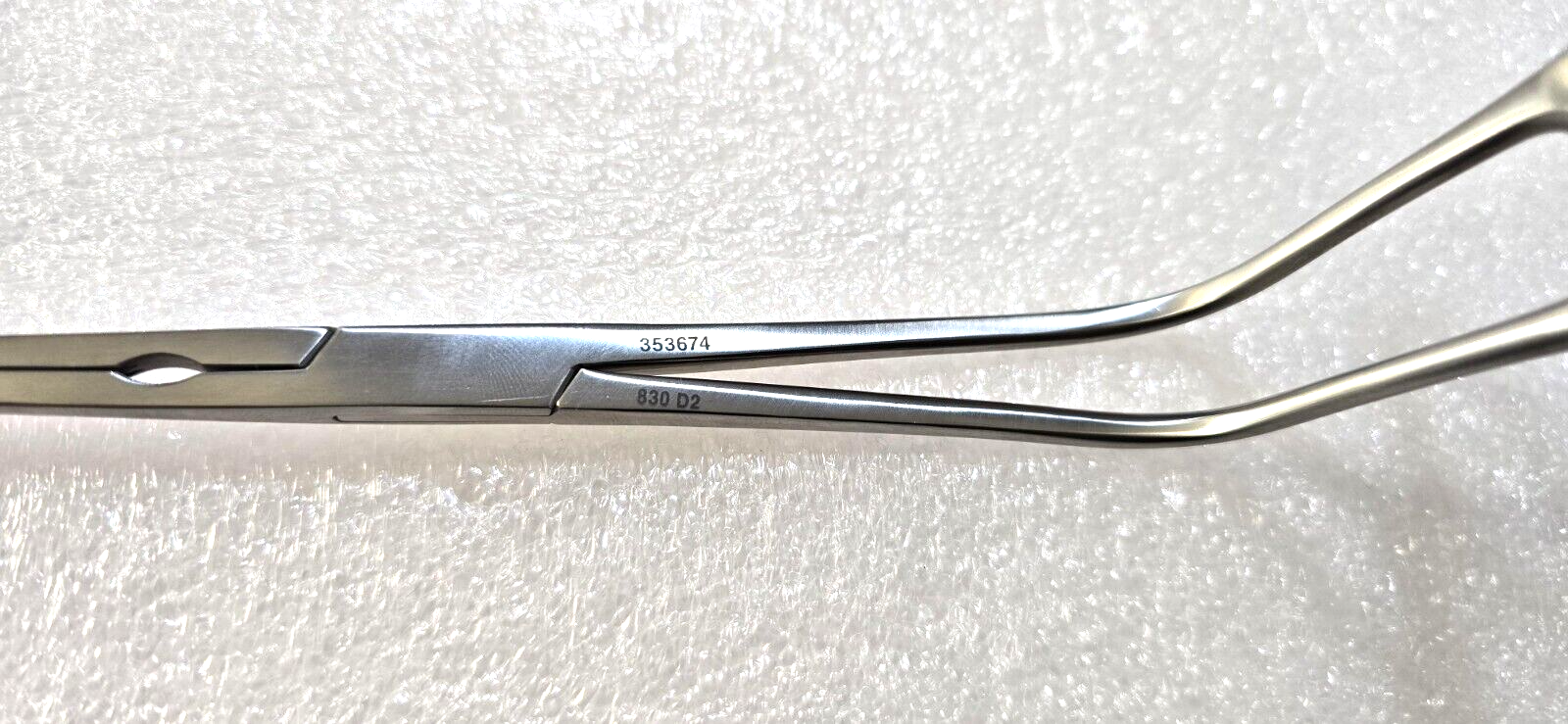 Pilling 35-3674 Surgical Stoney Aorta Clamp 9" Angled Shaft Debakey Jaws