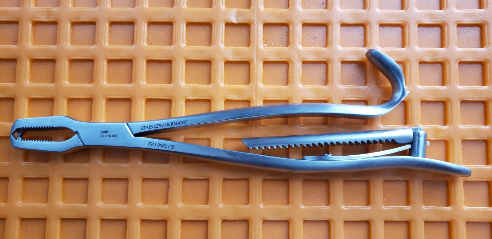 Turtle Surgical Orthopedic KERN Bone Holding Forceps 7.5" W- Ratchet