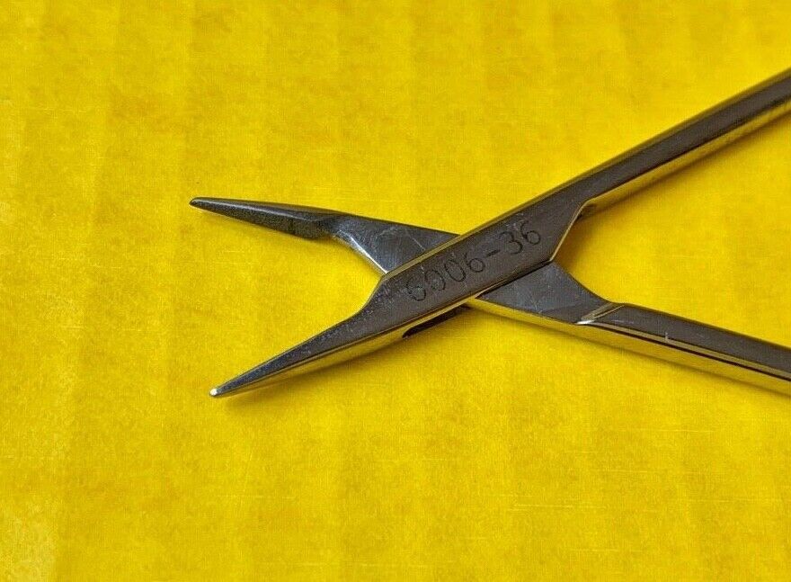 SCANLAN Surgical Micro Needle Holder, Straight Jaws, 8.75" REF: 6006-36