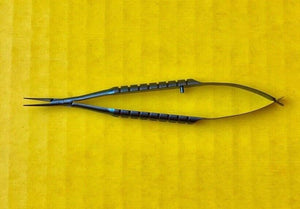 Micra Surgical Curved Blunt Needle Holder, 110mm, Titanium REF: N303WB