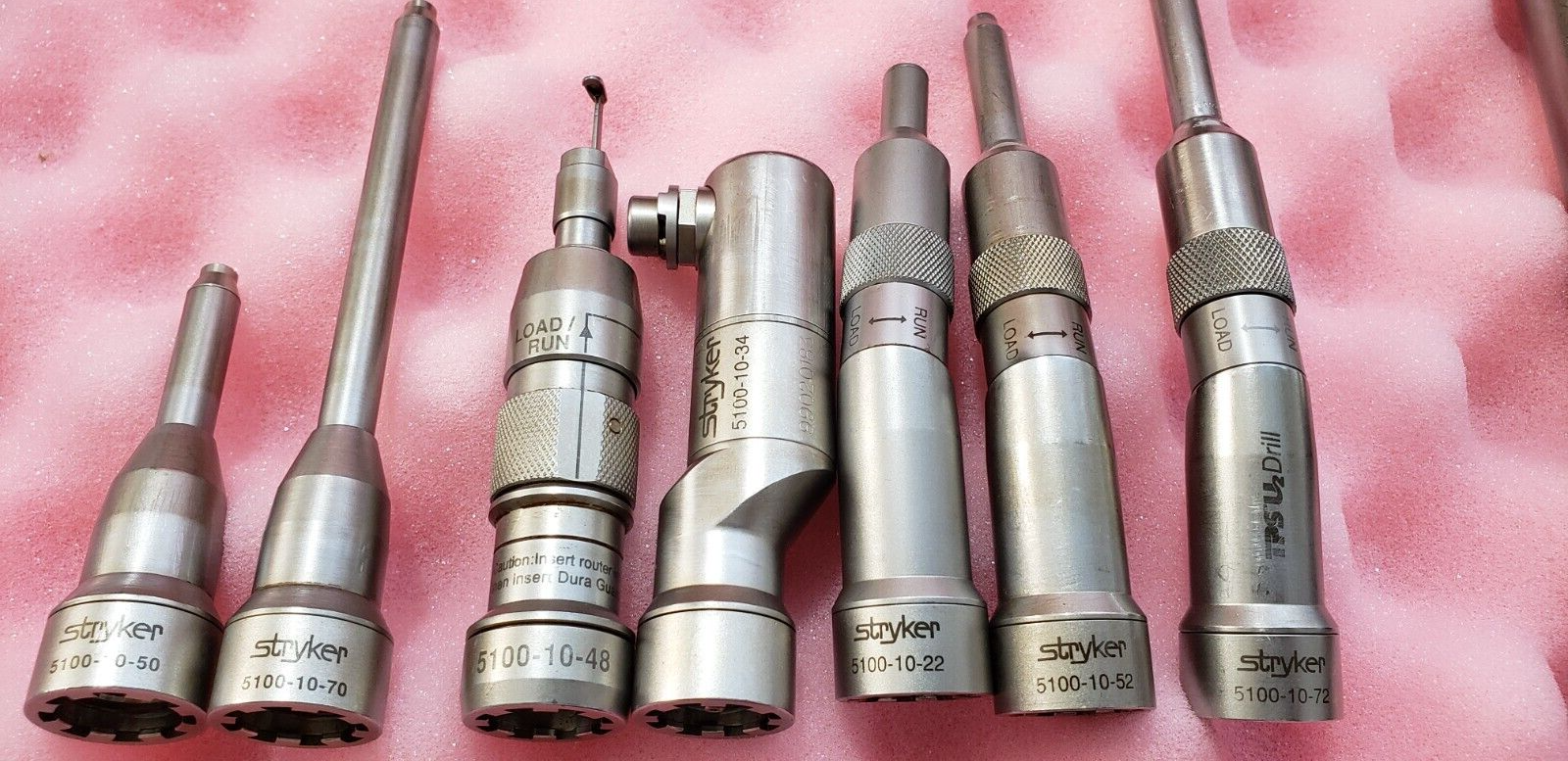 Stryker 5100-100 TPS U2 Drill 5100-010-060 Perforator Chuck 7-Attachments &Cable