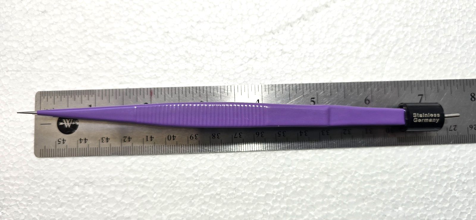 Turtle Surgical Bipolar Forceps 7" Purple Non Stick Tips with Bipolar Cable
