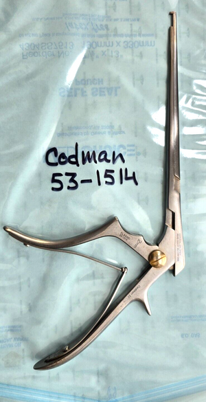 Codman 53-1514 Surgical Kerrison Rongeur 2mm 90 Degree Down