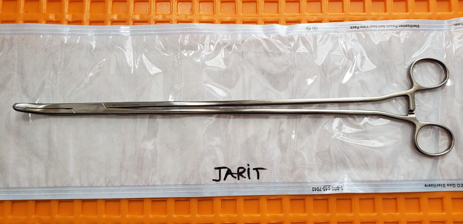 Jarit Surgical Heaney-Ballentine Hysterectomy Forceps 14" Curved