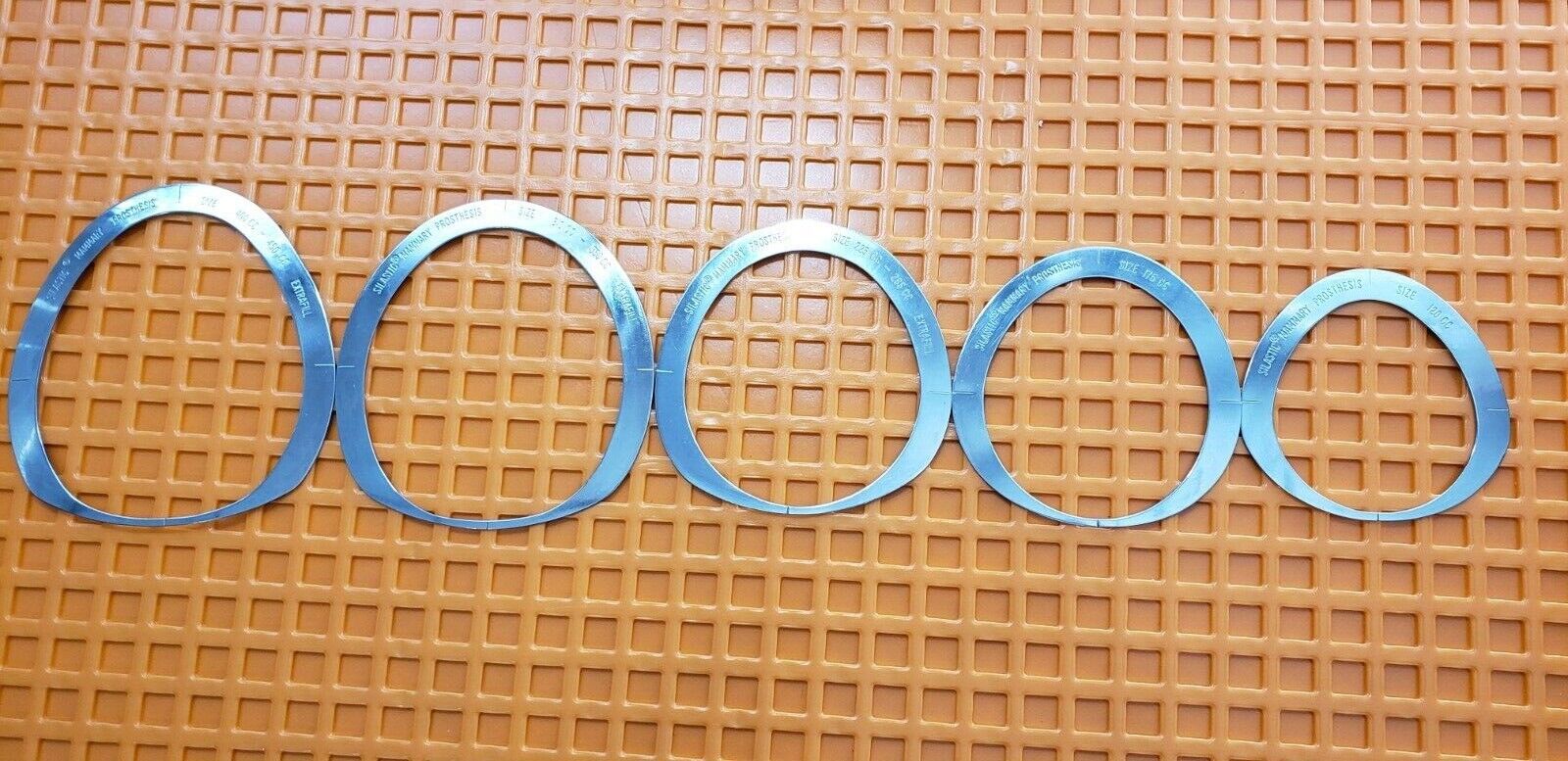 SILASTIC Breast Mammary Sizing Rings Size 120cc,175cc,225cc,265cc,310cc,350cc