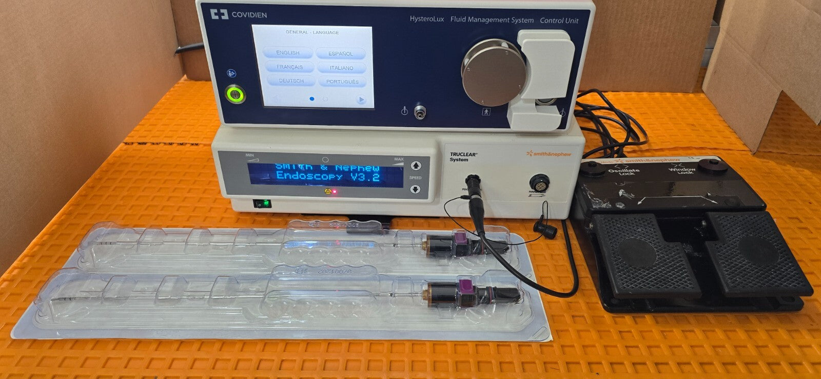 smith&nephew TRUCLEAR System with Hand Piece & Foot Switch.