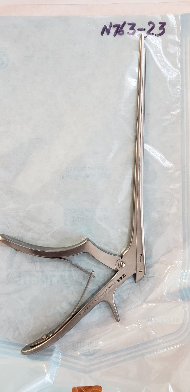 BOSS 70-0300 Surgical Orthopedic Kerrison Rongeurs 7.5" Shaft 2mm 90 Degree Up 
