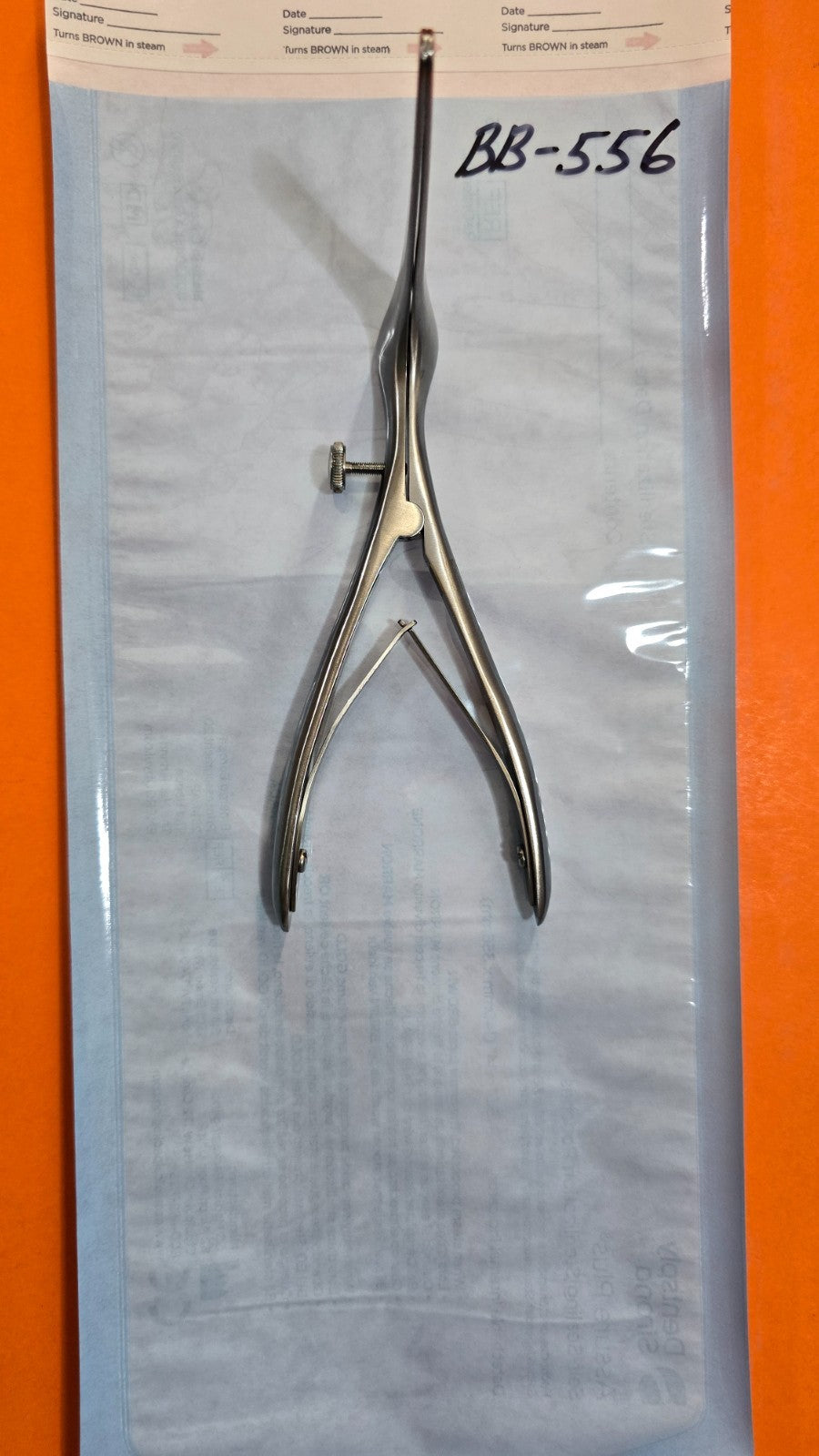 XOMED Surgical Cottle Nasal Speculum, 2.75" Long spring handle.