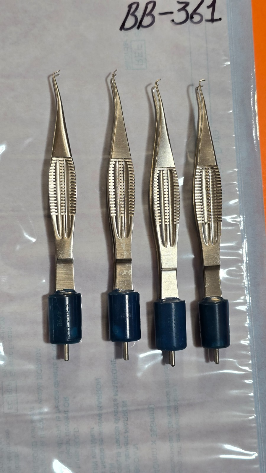Karl Storz S2050-15 Surgical Coaptation Bipolar Forceps 4" with Bipolar Cable