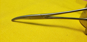 Codman Surgical 334-4160 Dandy Hemostatic Forceps 5.5" Curved Side Ways.