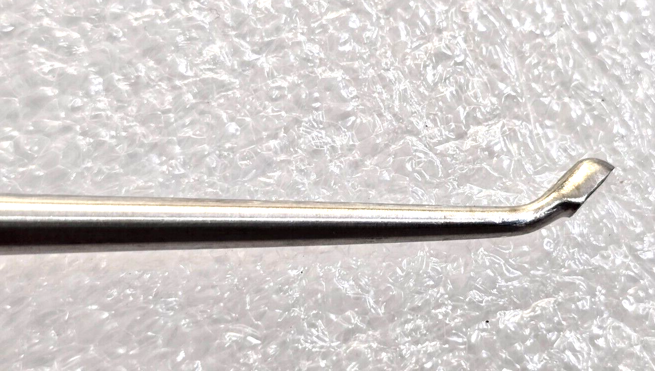 Ruggles RN1250 Surgical Neuro Spine Curette Size 3/0 Angle Down 12"