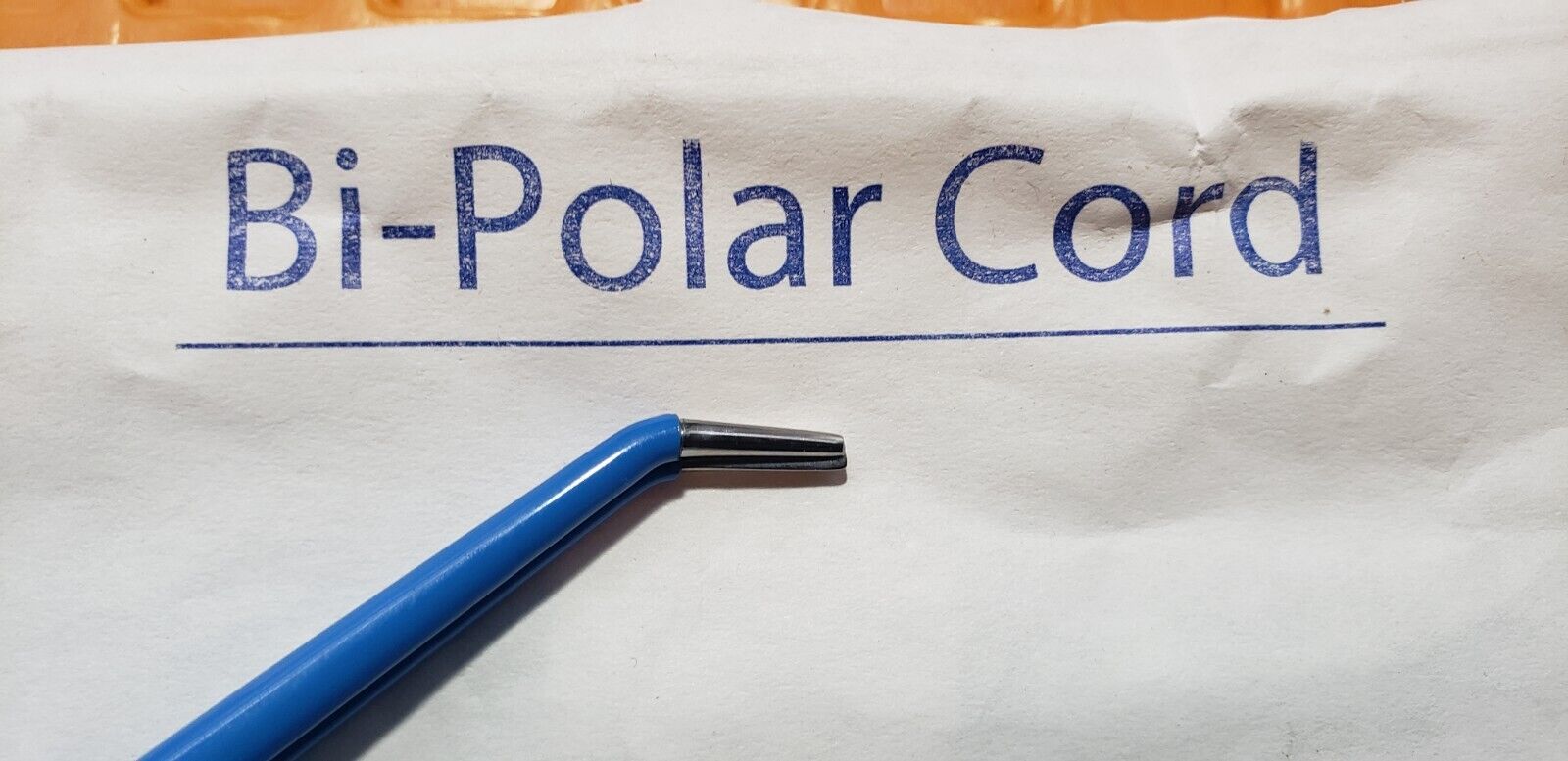 Turtle Surgical Bayonet Bipolar Forceps 7.5" Angle Tips, Medline Bipolar Cord