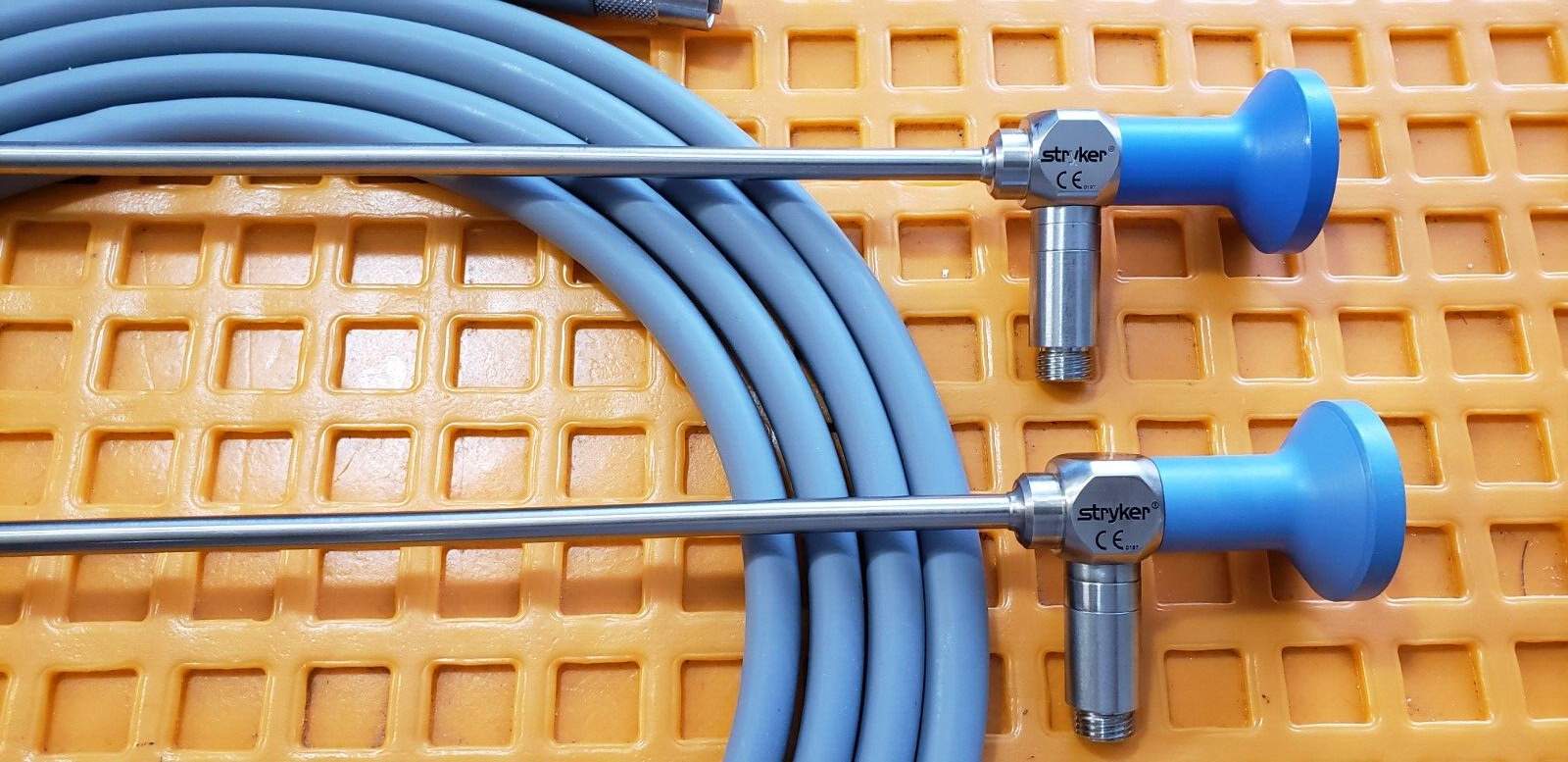 Stryker 502-555-030,555-502-010 Laparoscope 5mmx30 & 0 Deg Set Fiber Optic Cable