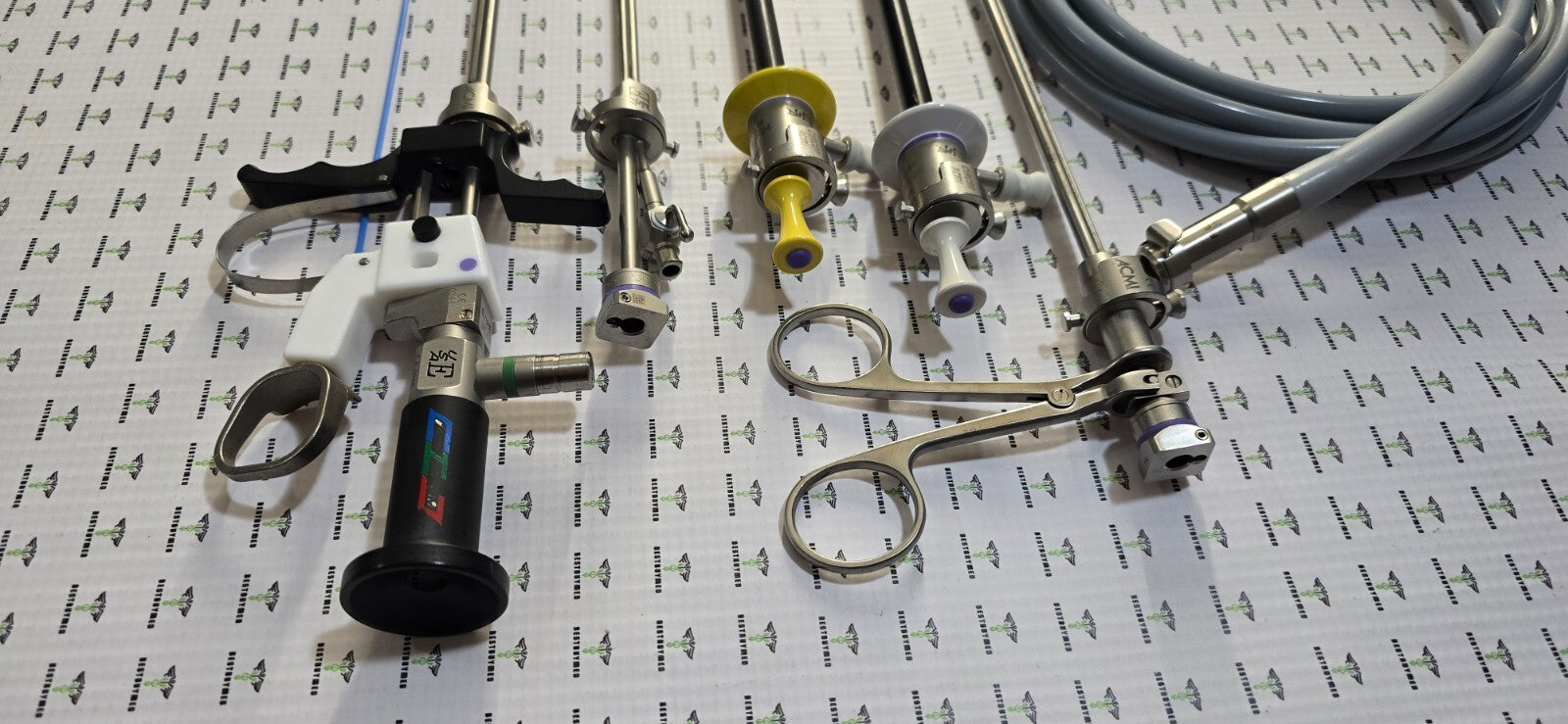 Gyrus Acmi EIWE Working Element Resection Set W- Fiber Optic Cable