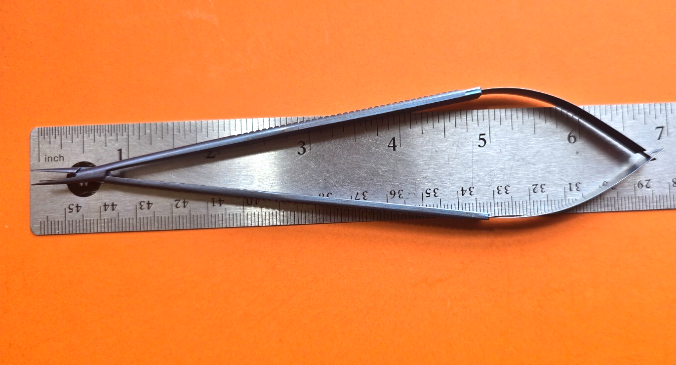 Codman 80-1867 Surgical Titanium Jacobson Needle Holder 7" Straight No Lock.