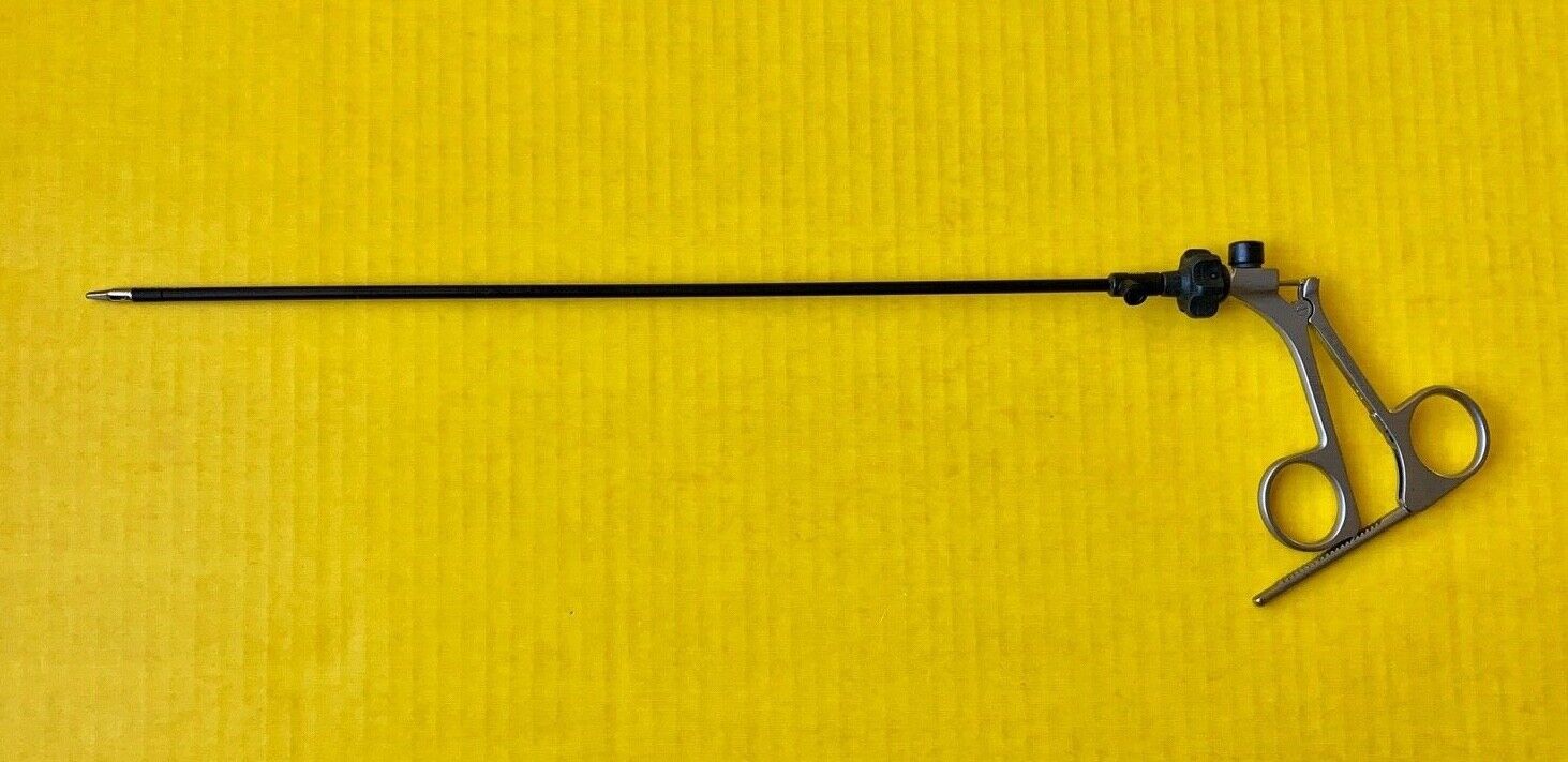 Storz 33310MFM Manhes Micro Needle Holder Carbide Jaws 5mm x 36cm Ratchet Handle