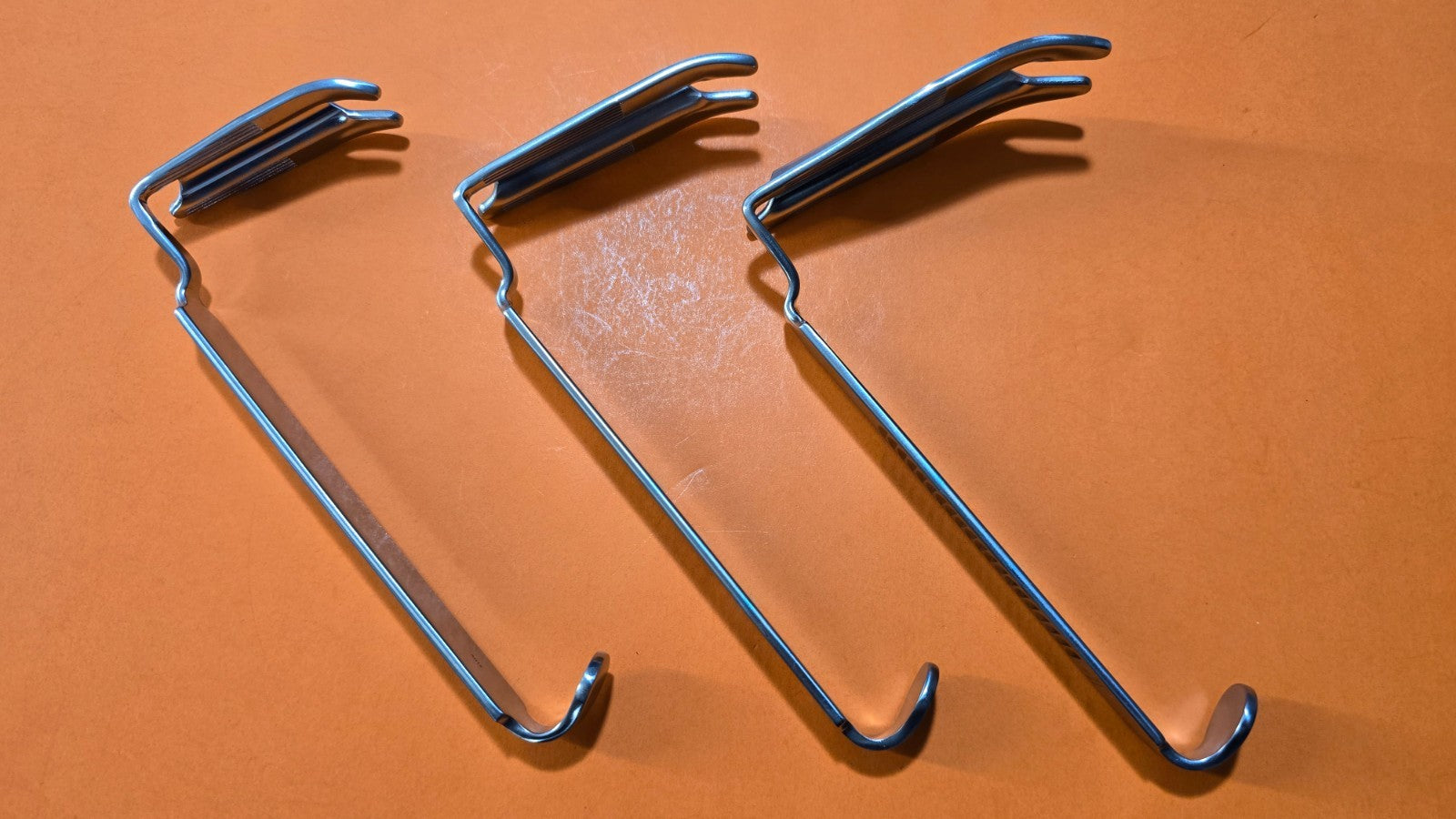 Jarit 456-160,161,162 Ring Retractor Blades Set for Davis, McIvor Mouth Gag