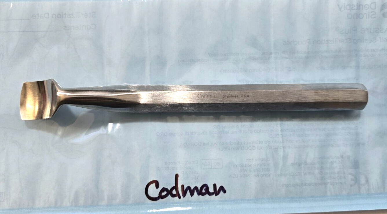 Codman Surgical Orthopedic Acetabular Gouge 8" Slight Curved