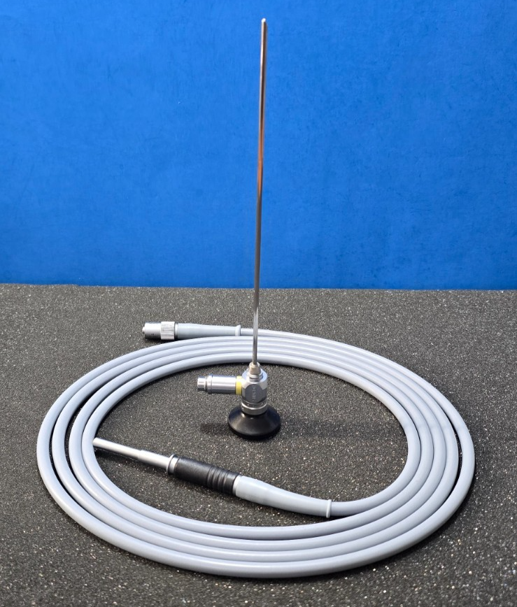 Karl Storz 7218 CA Pediatric scope 2.7mm x 70* x19cm & 495ND Fiber Optic Cable