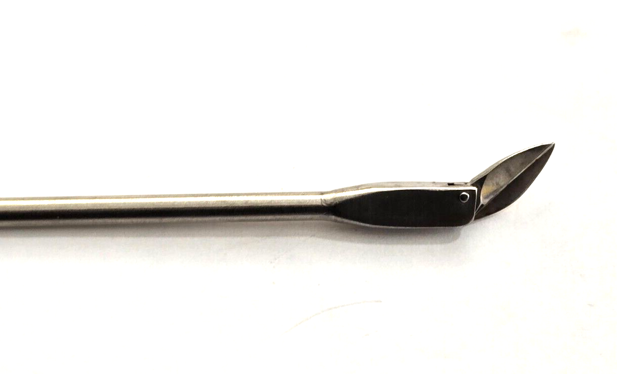 Jarit 460-246 Surgical Jako Micro scissors 9 3/4" Angled Up 4.5mm Blade