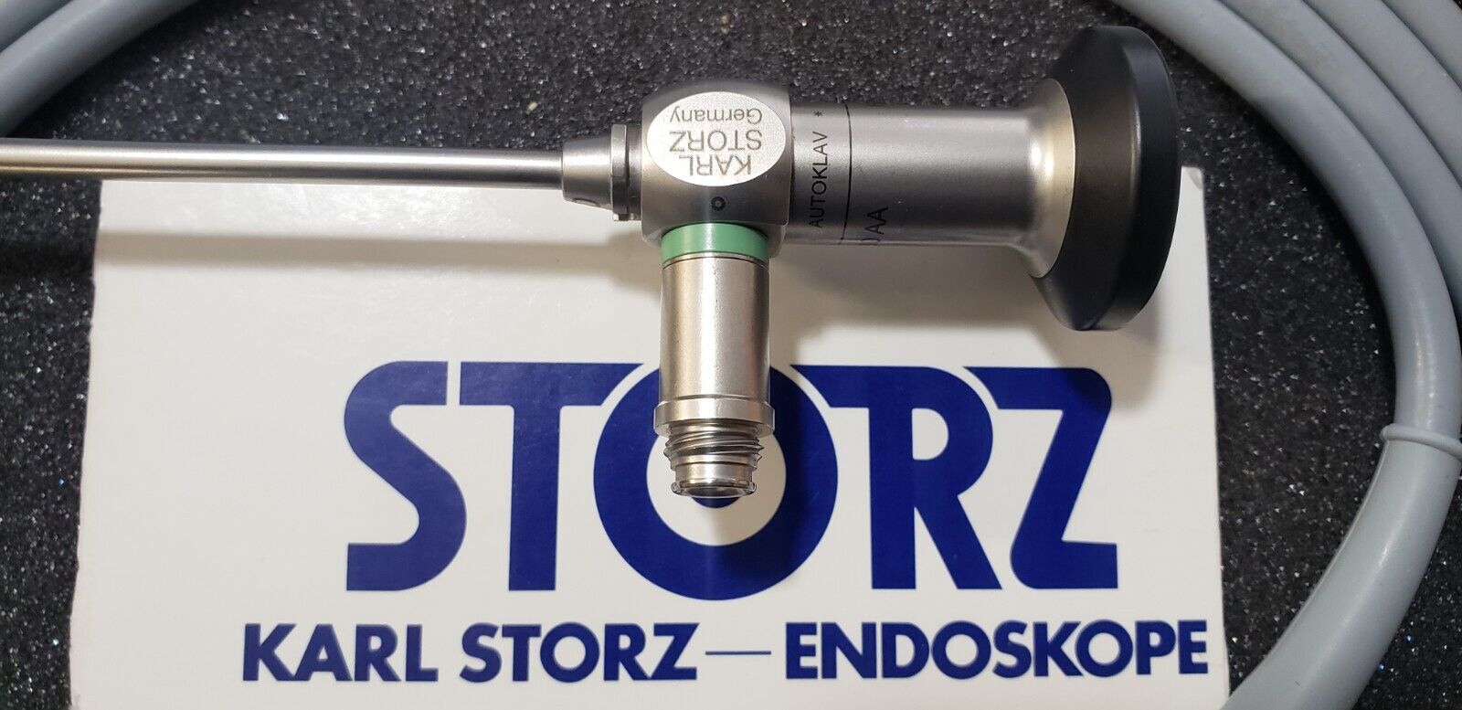 Karl Storz 7230AA Arthroscope 4mm x 0 Degree 18cm & 495ND Fiber Optic Cable
