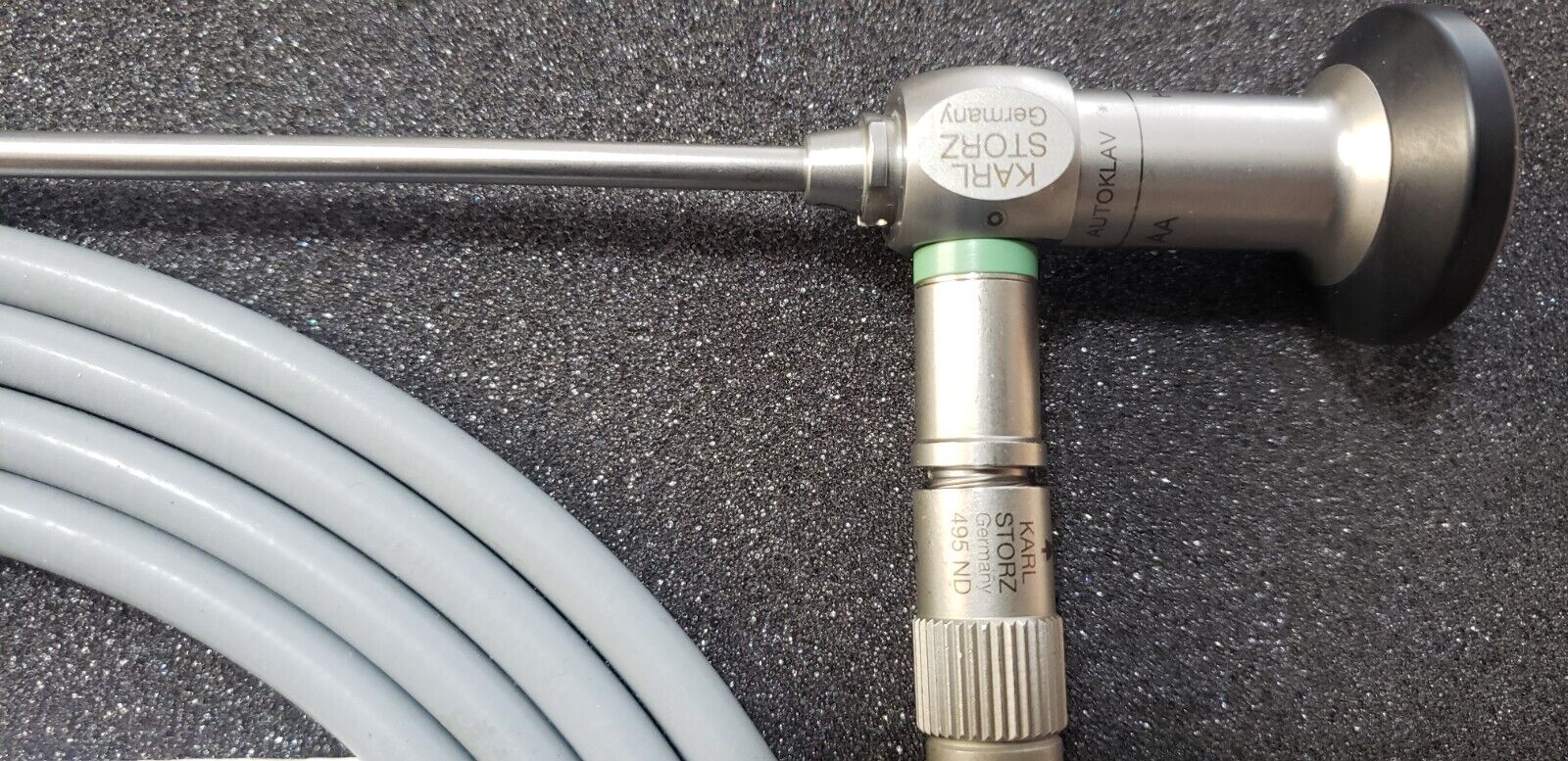 Karl Storz 7230AA Arthroscope 4mm x 0 Degree 18cm & 495ND Fiber Optic Cable