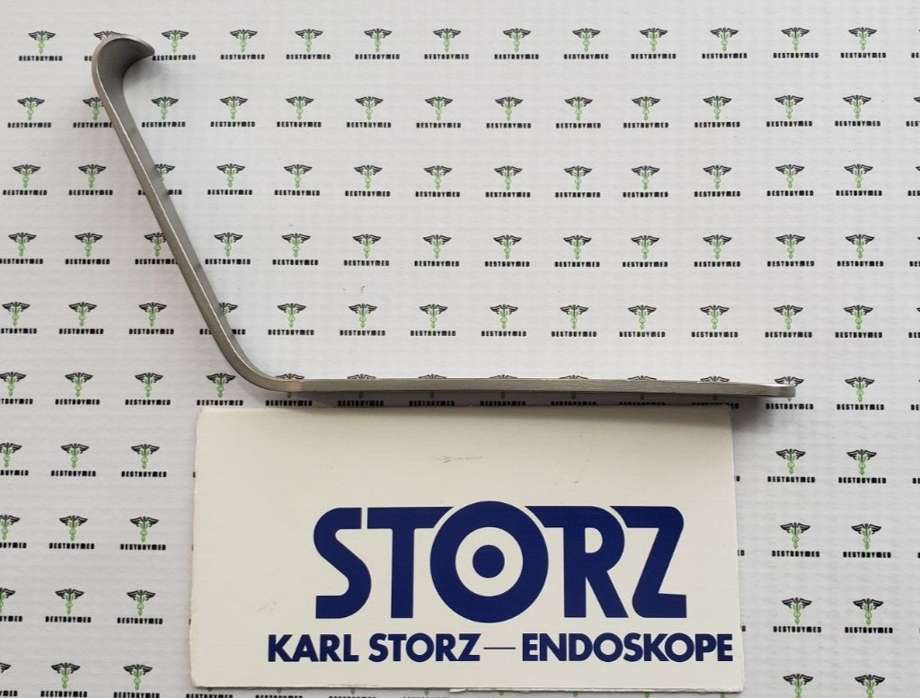 Storz N-6220 Surgical Ent Goodyear Uvula Retractor Angled Blade 6.5"