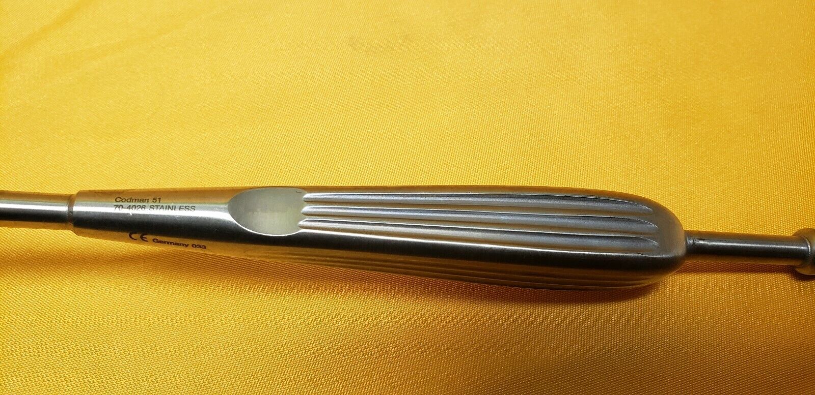 Codman 70-4026 Surgical Yankauer Suction Tube Stainless Steel