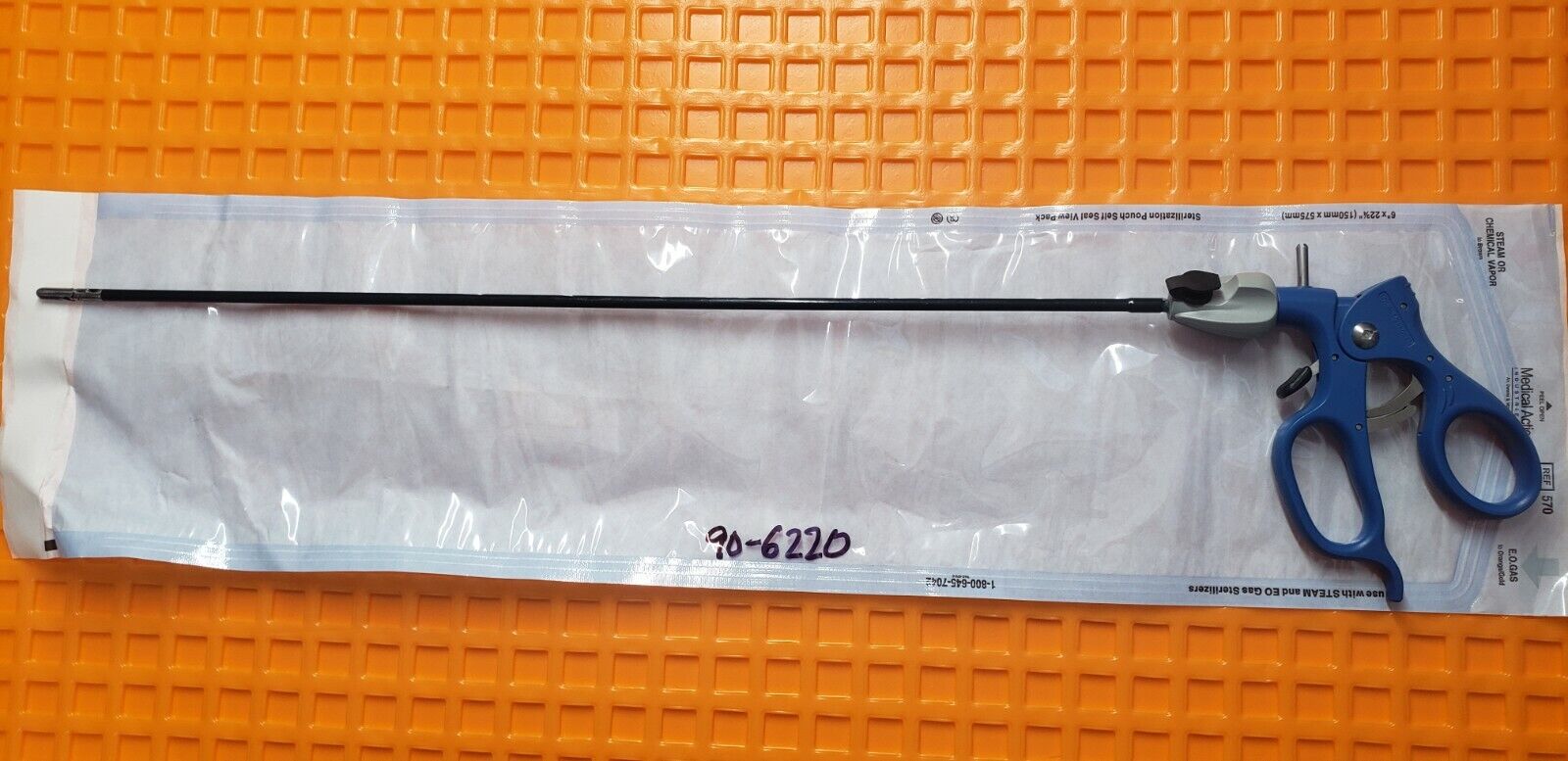 Snowden Pencer 90-6220 Laparoscopic Bullet Nose Forceps 5mmx45cm Diamond Jaw Tip