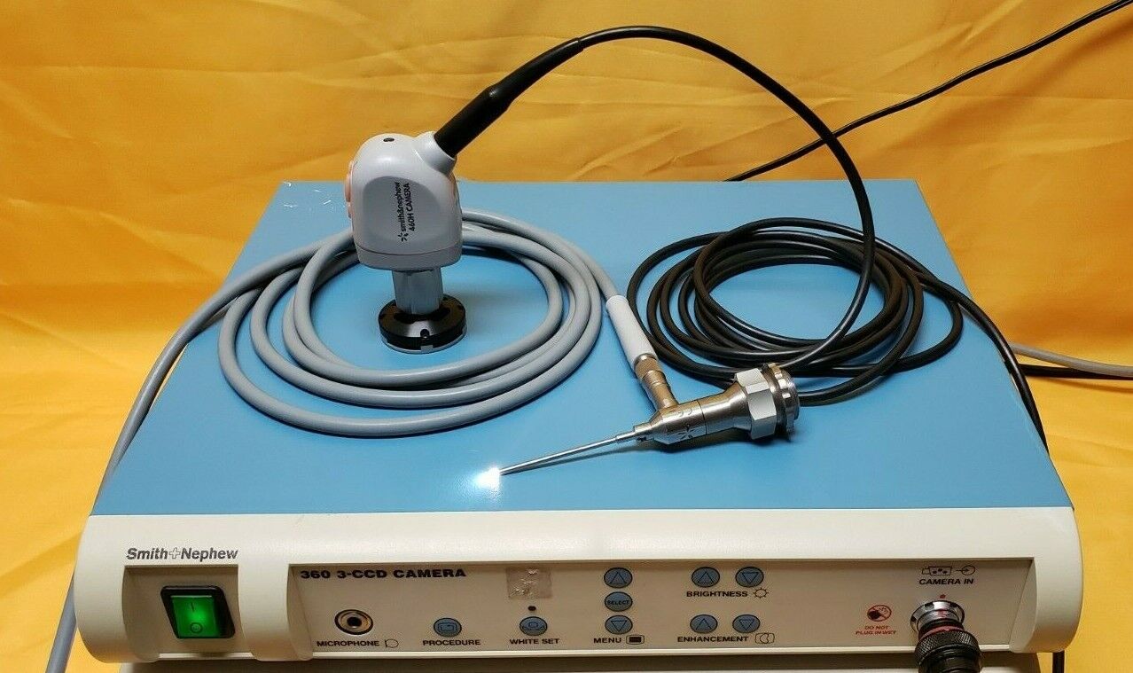 Smith&Nephew 460H Camera,3-CCD Processor,300XL Light Source, 2.7x30* Arthroscope