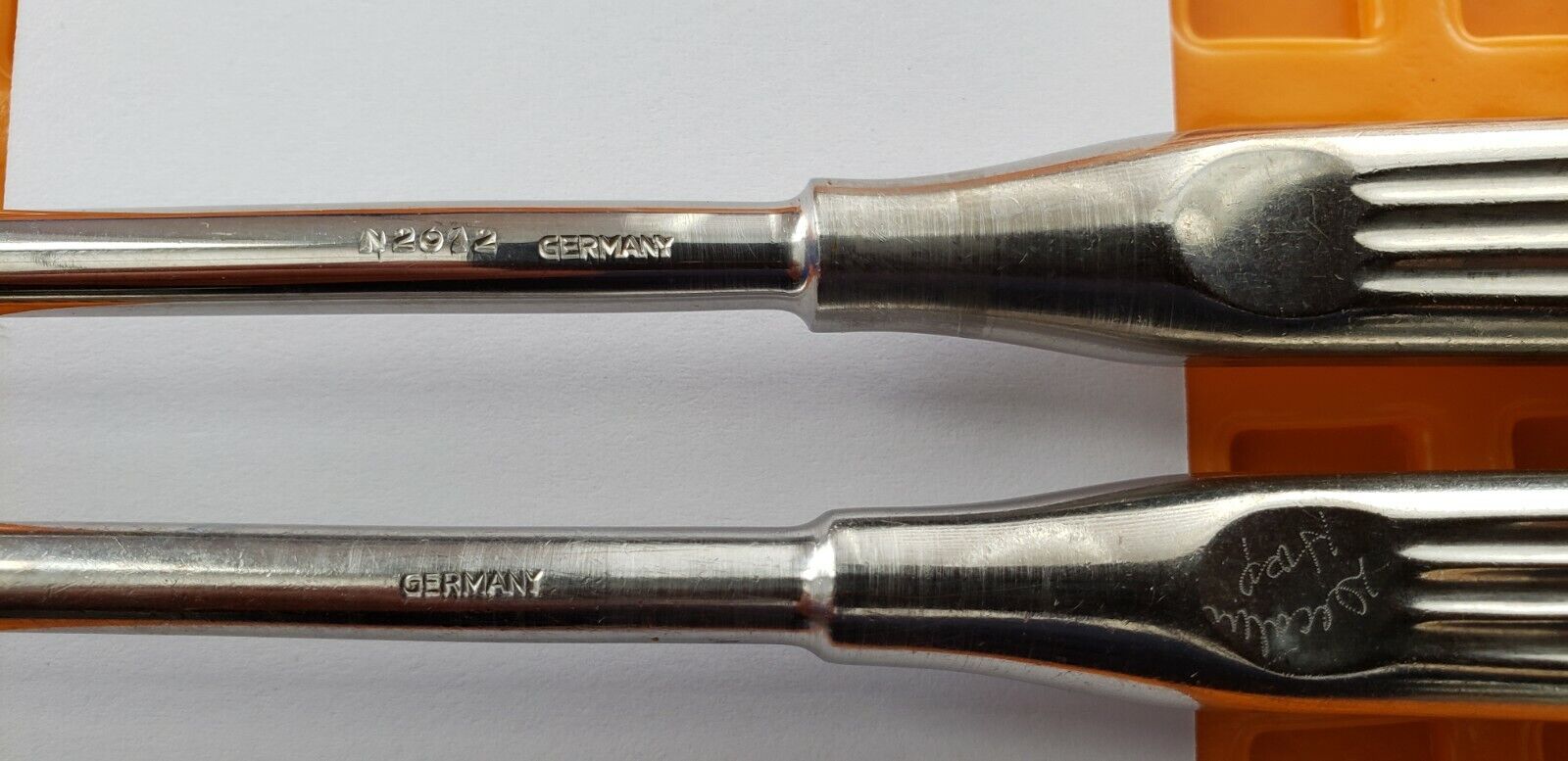 Storz N2612 Surgical Wiener Rasp 7" Sharp Curved Lot of 2 Units