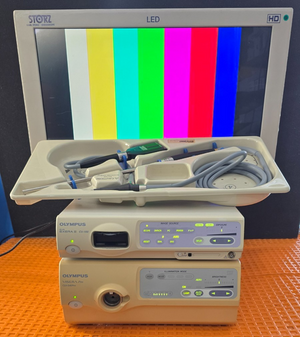 Olympus EVIS EXERA II CLV-180, CV-180 Processor & CLV-S40 Pro Light ,EA50011A