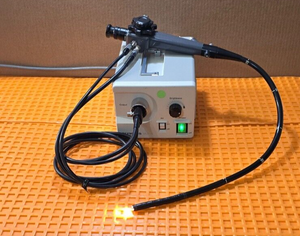 OLYMPUS CLK-4 Halogen Light Source with Fiber Scope Zero Broken Fiber.