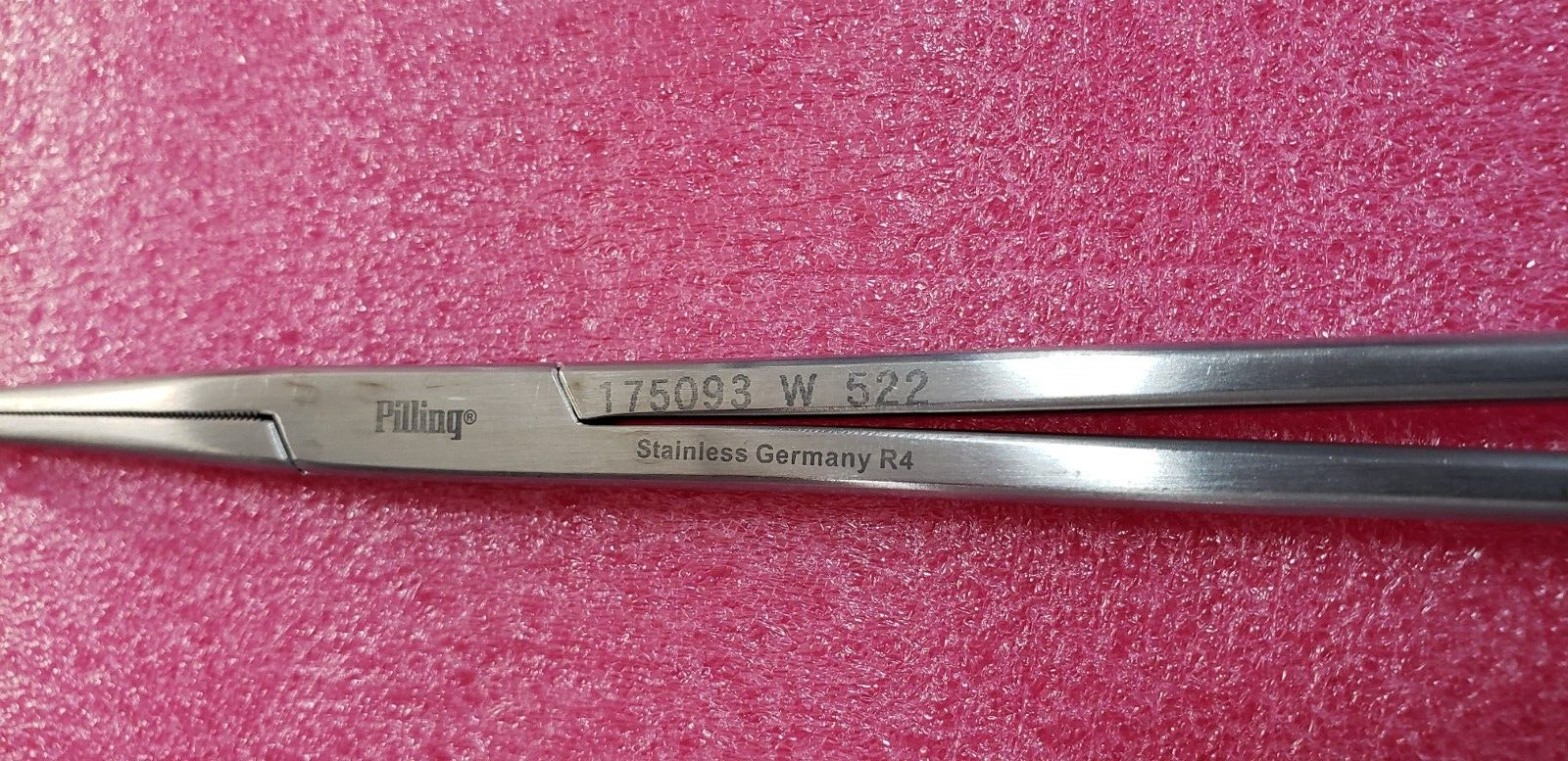 Pilling Surgical Mixter Thoracic Forceps, Angled Serrated Jaws 14"