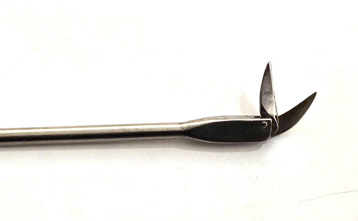 Jarit 460-246 Surgical Jako Micro scissors 9 3/4" Angled Up 4.5mm Blade