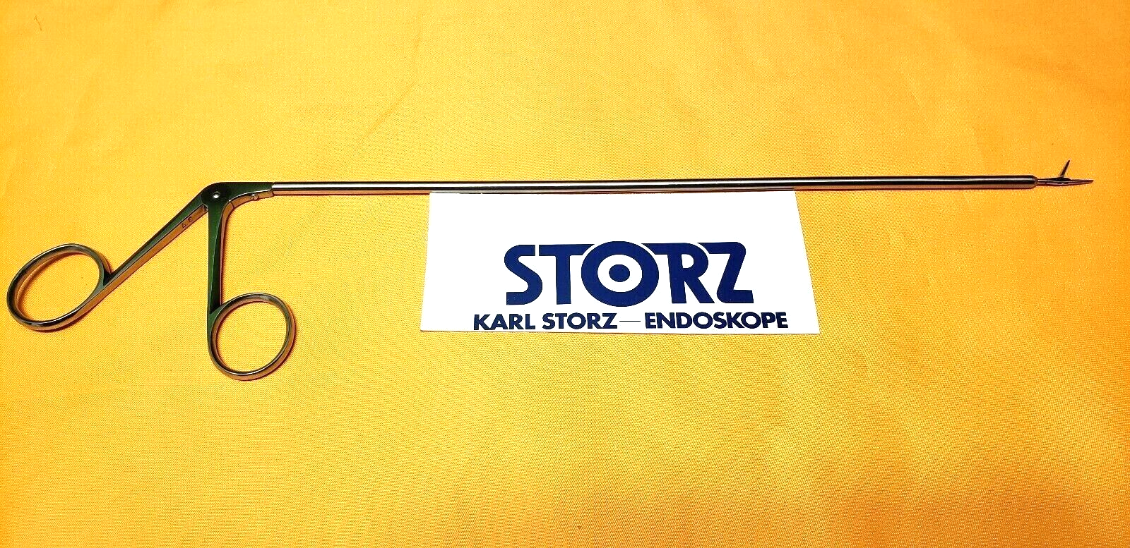 Karl Storz Surgical Micro Grasping Forceps, 5mm x 33cm, Serrated Jaws