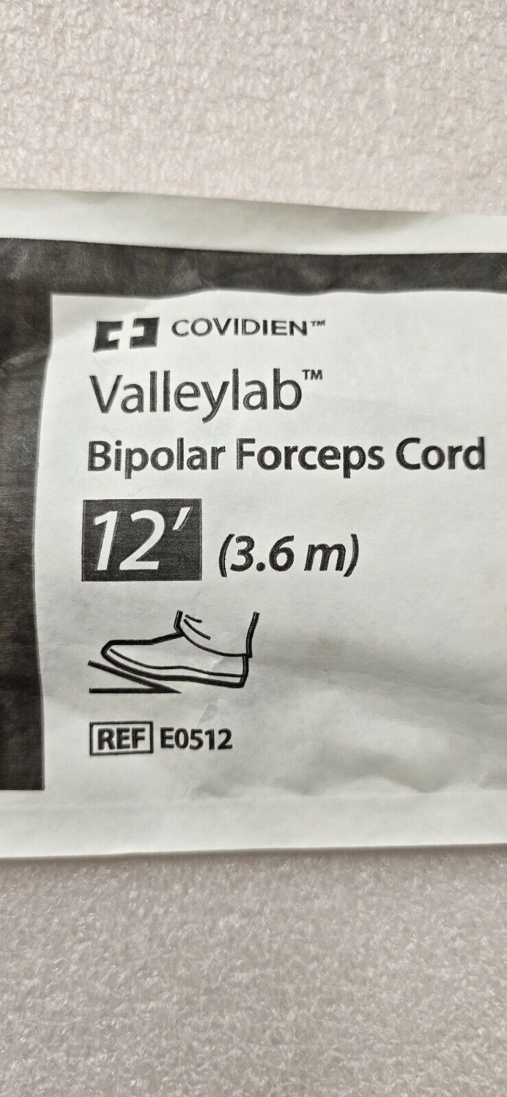 Valleylab Surgical Bayonet Bipolar Forceps 7.25" Reusable W-Bipolar Cable.